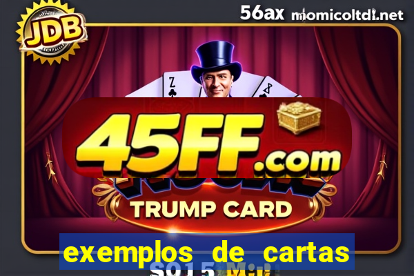 exemplos de cartas argumentativas para prefeito